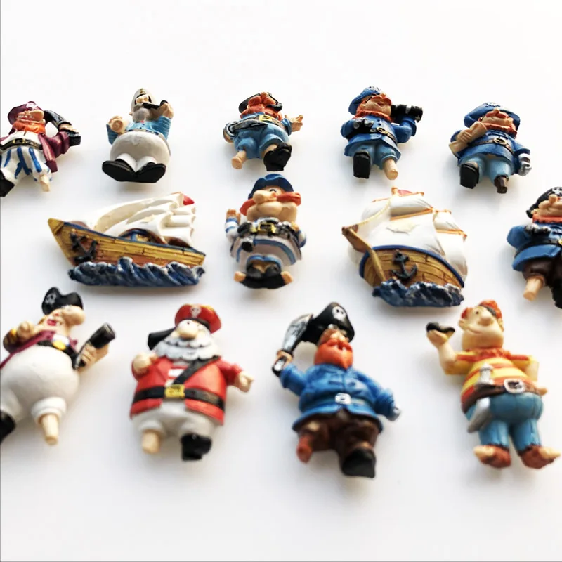 Europe Norway Denmark 3D Viking pirates Refrigerator Magnets Fridge Souvenirs Fridge Magnetic Decoration Articles Handicraft