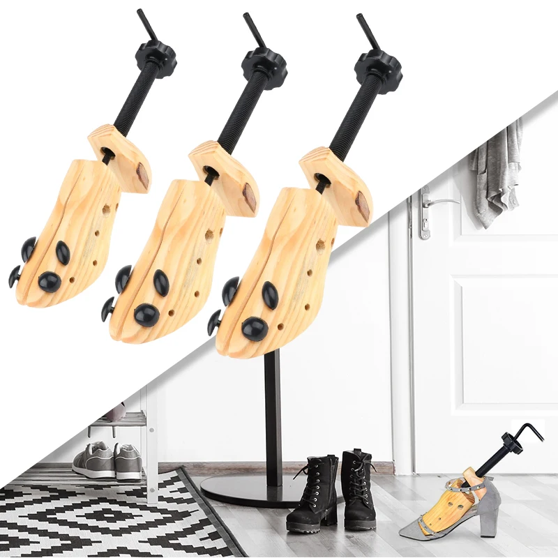 Shoes Tree Holder Shaper Keeper Stretcher for Unisex Shoes Boots Shoes Care Wooden Shoes Tree Holder