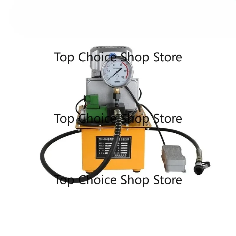 Ultra high pressure electric pump, high pressure oil pump, single circuit foot operated electric pump