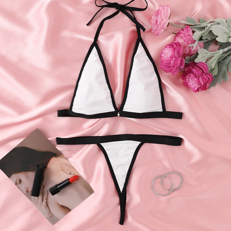 2024 Bathing Suit Women Micro Bikini Sexy Swimsuit Female Swimwear Bikini Set Brazilian Biquini Thong Swimming Suits Beachwear