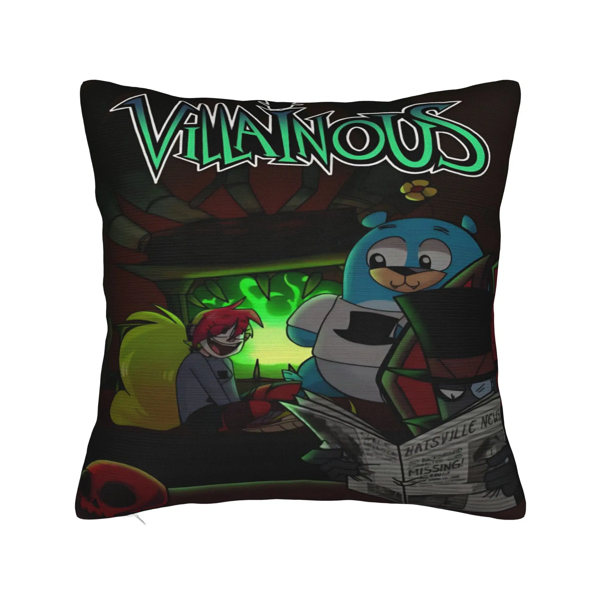 Villainous Comdy Pillowcase Merchandise Printing Cushion Cover  Pillow Covers Bedroom Decor Square Multi-Size