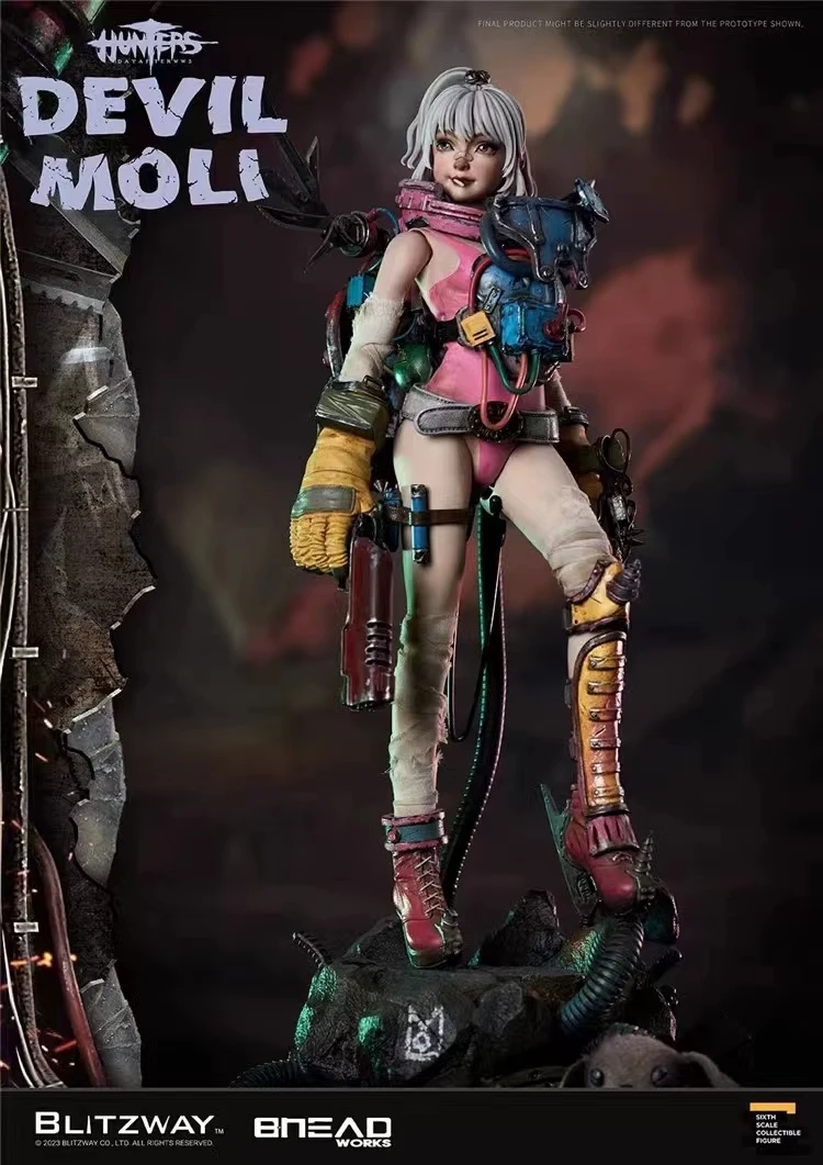 In Stock Original Blitzway Bhead After World War III - DEVIL MOLI Devil Molly Anime Finished Model Gift Collection Ornaments