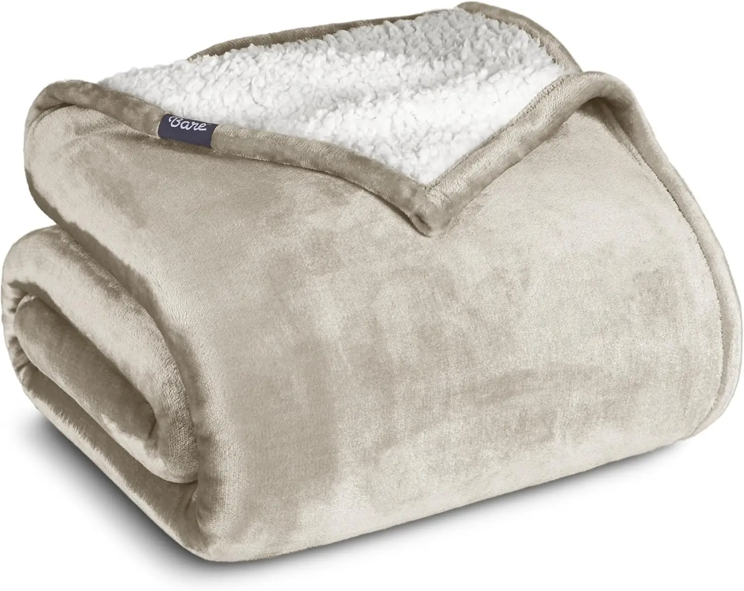 

Sherpa Fleece Blanket - Full/Queen - Throw For Bed, Sofa, Couch, Camping, Travel, And Gifts - Warm & Lightweight - Fluffy &
