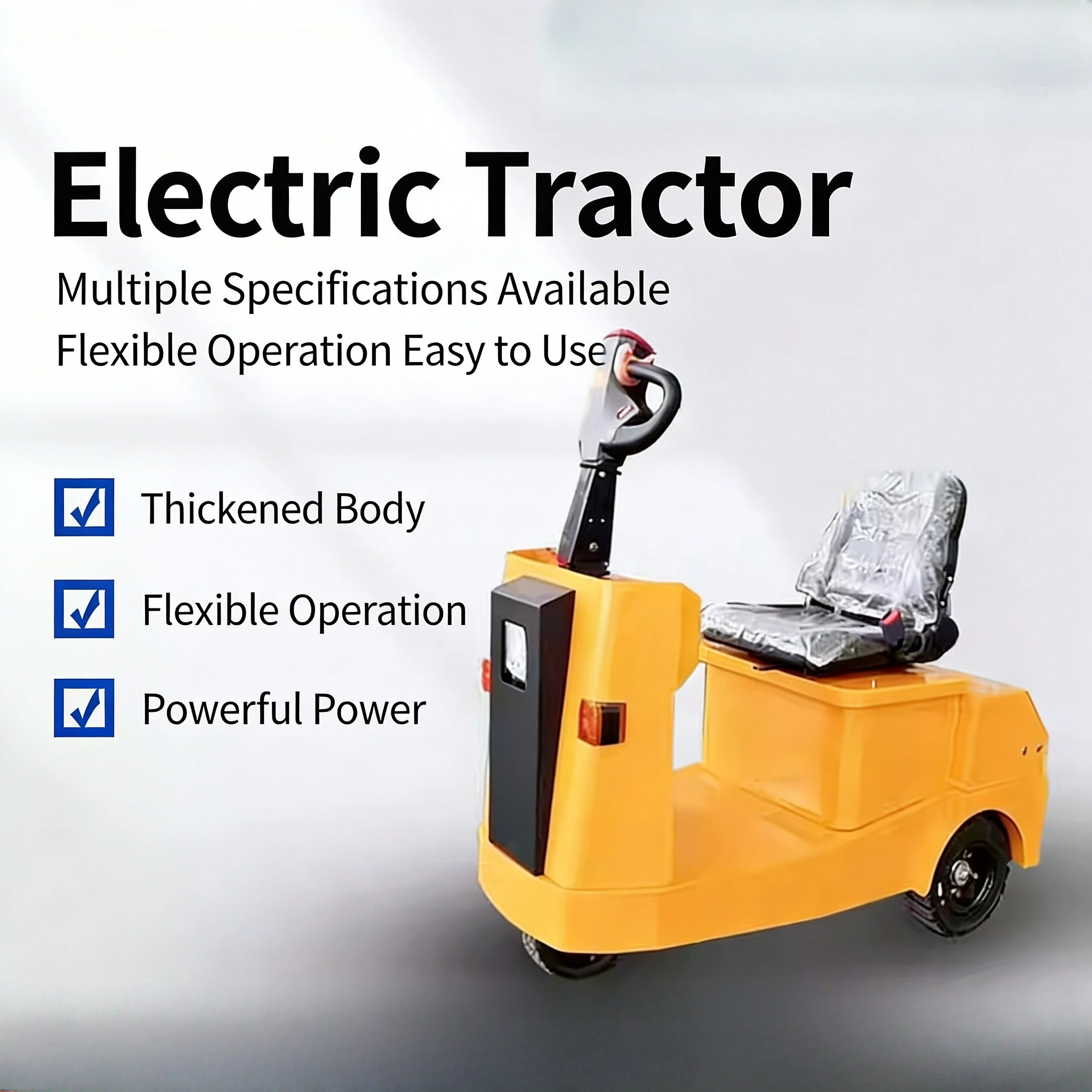 Heavy Duty Ride On Electric Logistics Vehicle High  Load Capacity for Industrial Cargo Transport in Manufacturing Plants