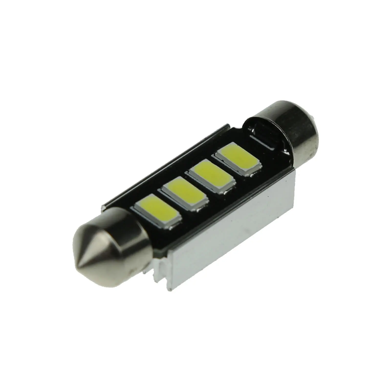 10x White Car 42MM Festoon Light marker Blub Canbus Error Free 4 Emitters 5630 SMD LED 578 I315-W