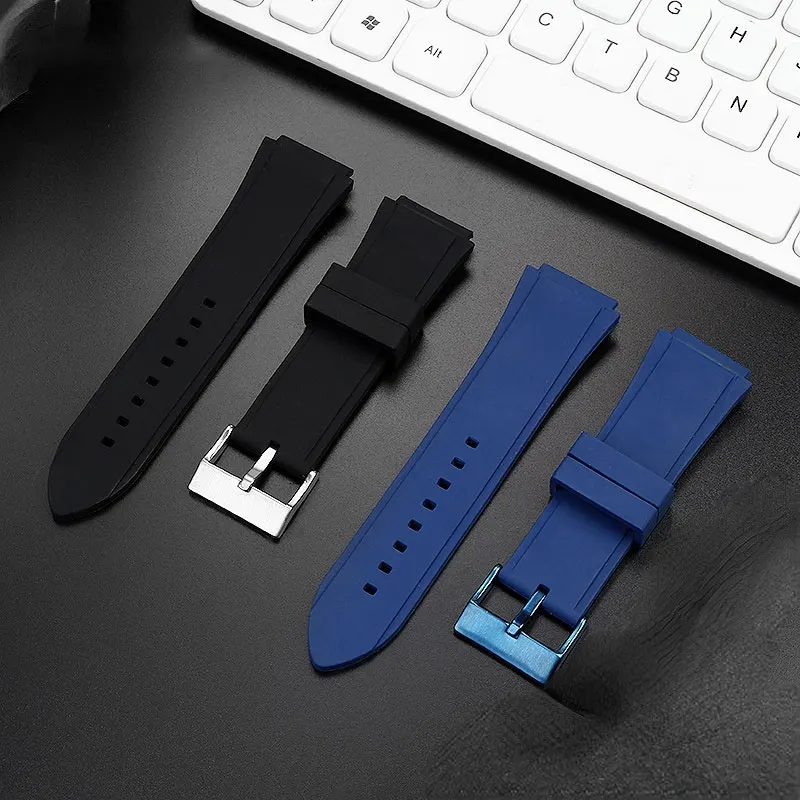 22mm Sweatproof silicone Watchband for GUESS watch U0247G3 W1058G2 W0040G3 blue black high-quality rubber  strap men's Bracelet