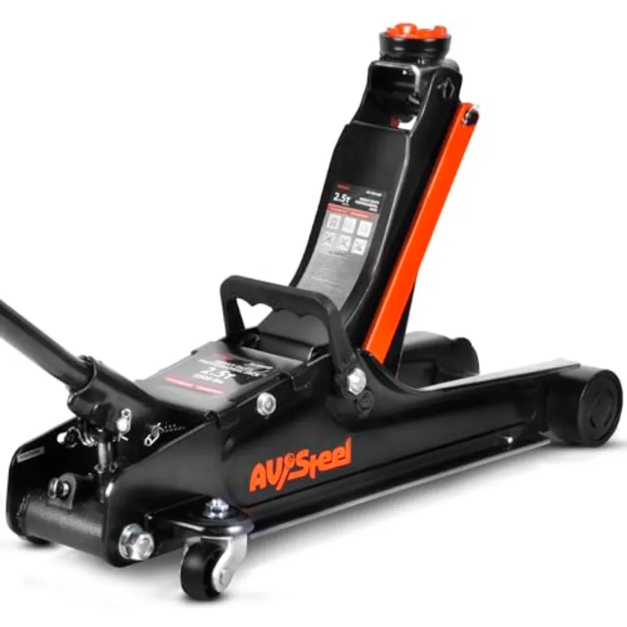 

Floor Jack 2.5 Ton 5500 lbs Low Profile Floor Jack with Single Piston Pump Heavy Duty Steel Hydraulic Jack for Car Jack for Car