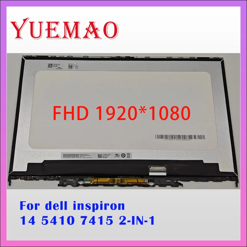 For Dell Inspiron 5410 7415 2-in-1 P147G P147G001 P147G002 14.0'' Laptop LCD Touch Screen Replacement Assembly FHD 1920*1080