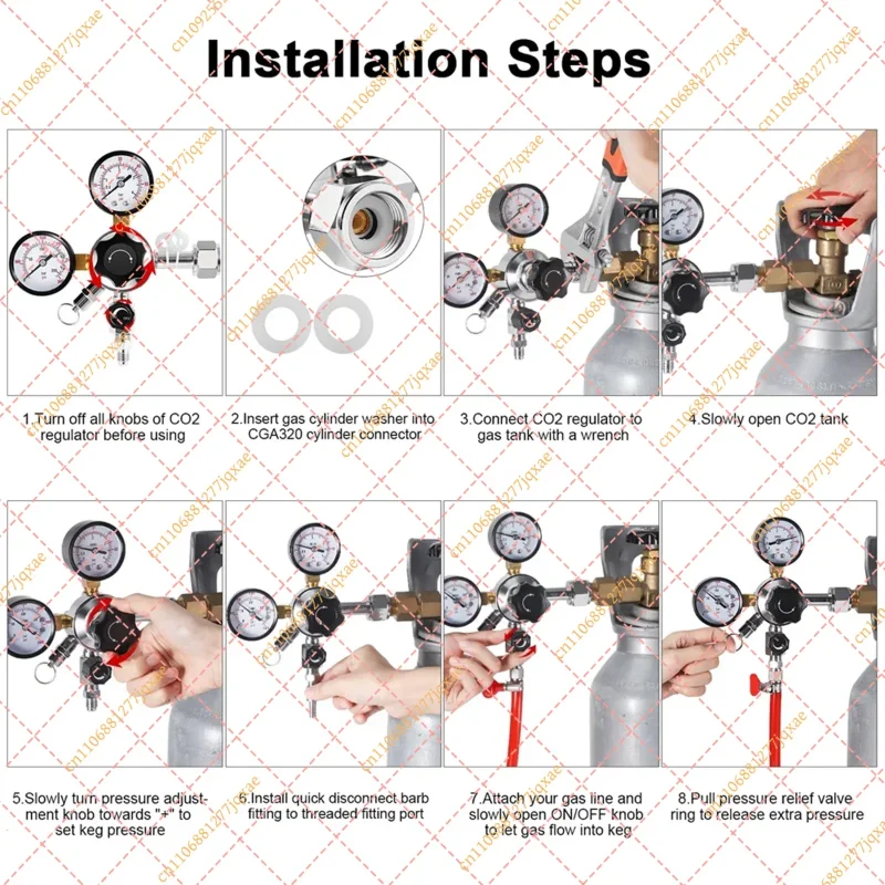 Regulator Kegerator CO2 CGA-32 - Co2 Regulator Dual Stage ulasan dan harga