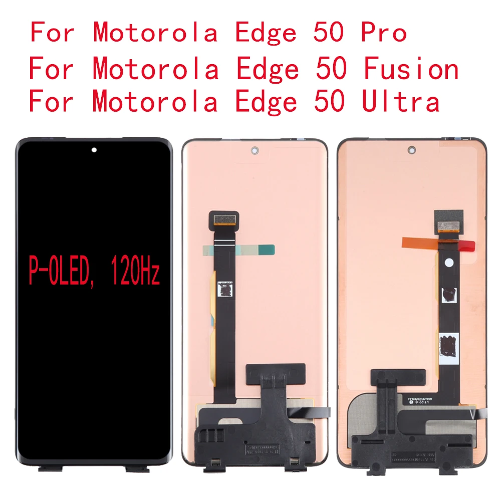 

P-OLED For Motorola Edge 50 Ultra LCD Display Touch Screen Glass Panel Digitizer Assembly