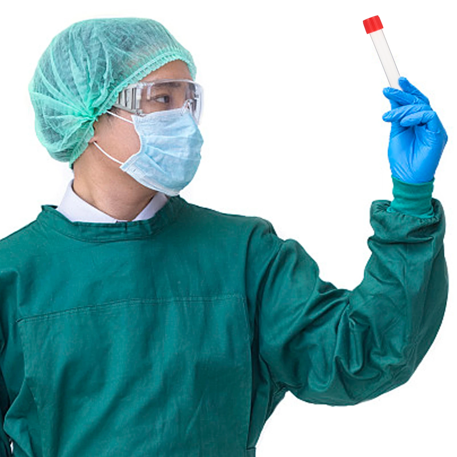 

20Pcs Plastic Sample Tubes Secure Sealing Caps for Blood Testing Storage Hospital Centrifuge Specimen Collection Use