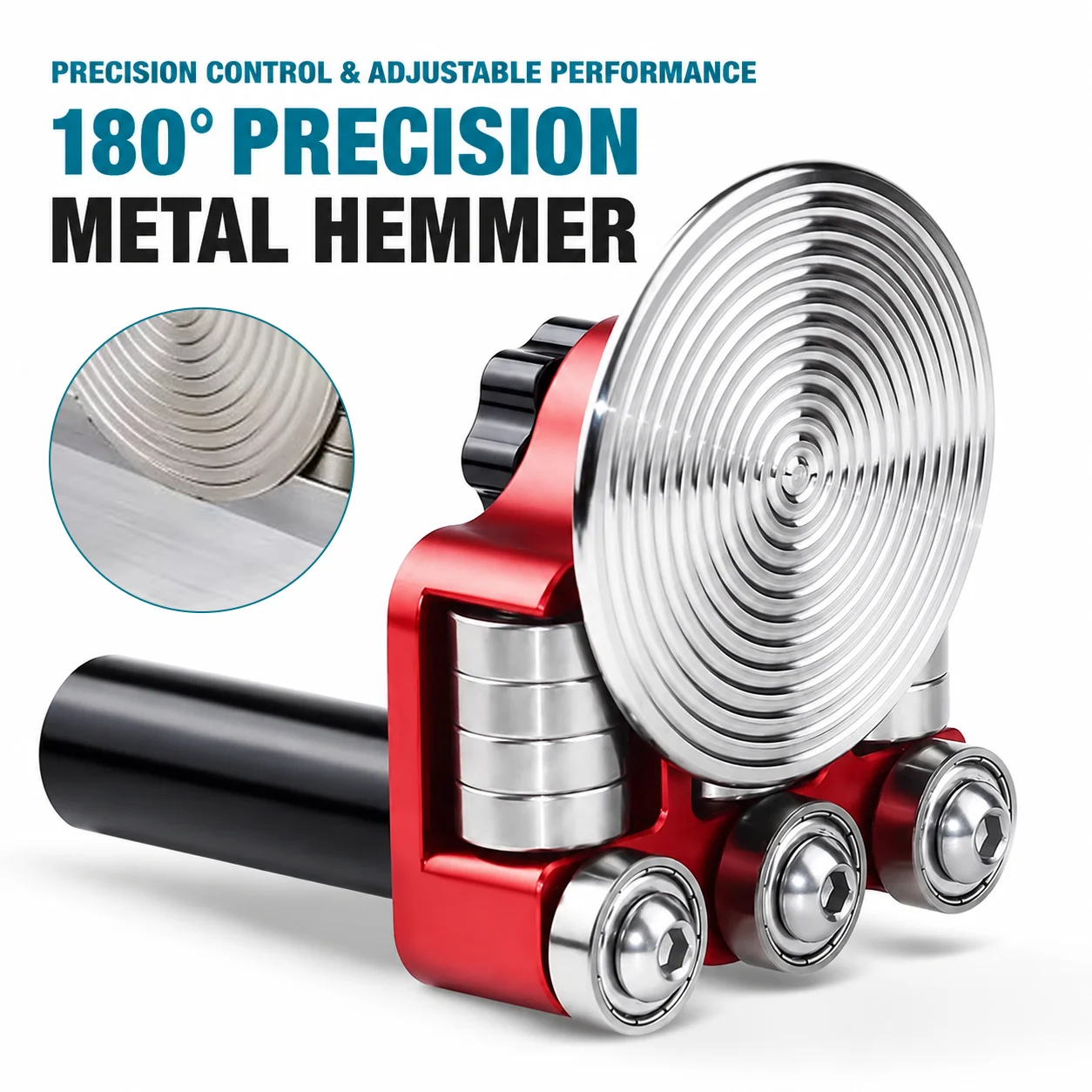 180° Portable Edge Trimmer Precise Metal Bevel Bender Manual Board Bending Tool Wear-resistant for Most Sheet Metal Processing