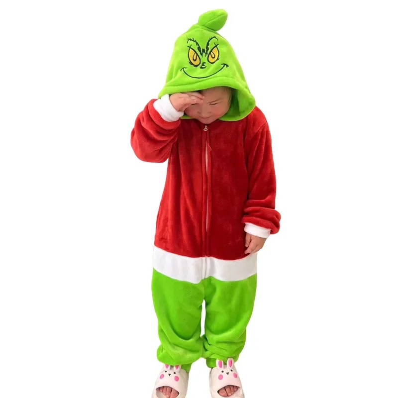 الدب البيت AA الكرتون Kigurumi للأطفال الحيوان نيسيس بيجامات أطفال أزياء الهالوين التأثيرية جديد 2025 WKD001