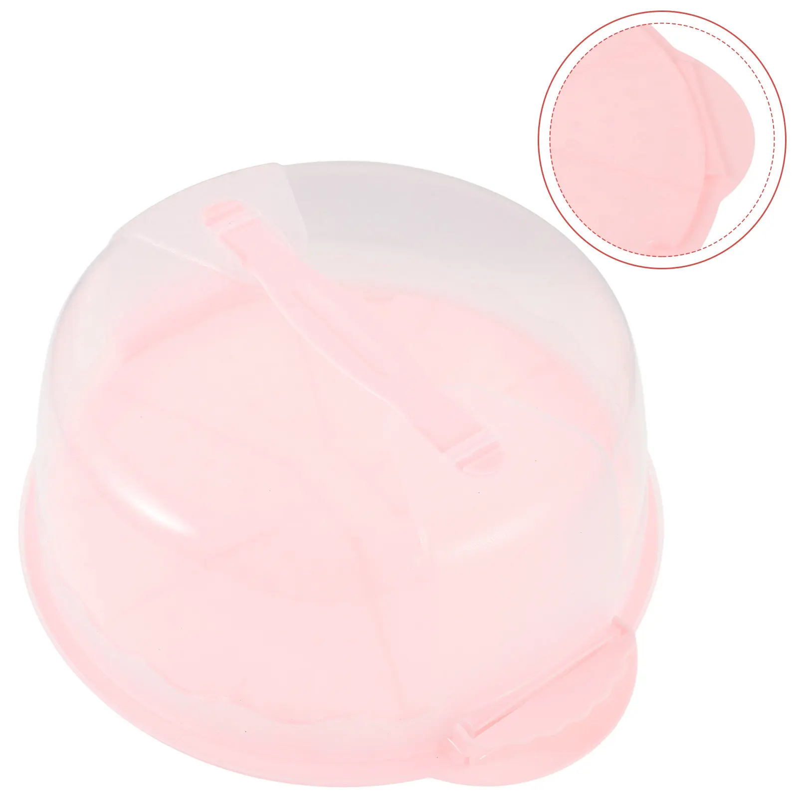 

Birthday Box Clear Large Capacity Cake Container Multi-Functional Dessert Carrying Case Outdoor Camping Picnic Party