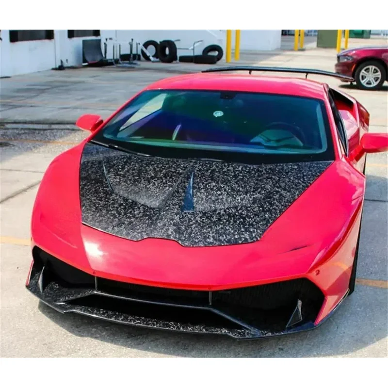 

High Quality Forged Carbon Fiber Front Engine Hood Cover Huracan LP580 LP610 EVO