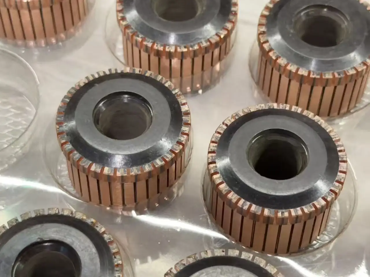 32 Segment 33.5x13x21.5(25)mm Copper Bars Groove Type Slot Electric Commutator for 65 Motor 230 Angle Grinder, BHY-4860-32