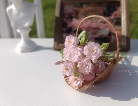 1/12 Mini ดอกไม้ช่อดอกไม้ Handmade ดอกทิวลิป Peonies คาร์เนชั่นตุ๊กตา BJD Tiny ฉากงานแต่งงานช่อดอกไม้ตุ๊กตาที่สมจริง Decor