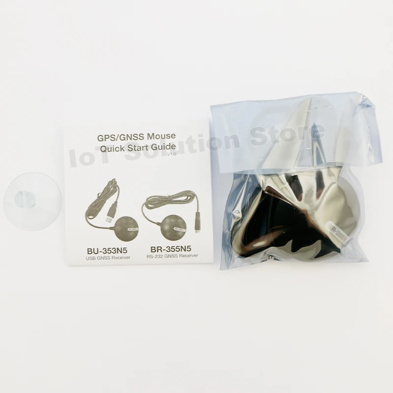 BR-355N5 PS2 GPS GNSS Receiver BR 355N5 BR355N5 Replace BR-355S4 1.5m Cable IPX6 Magnetic Mount Support Galileo Glonass BDS QZSS