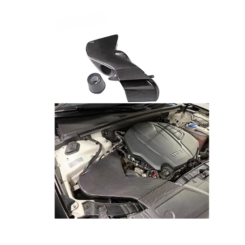 

Original Design Style 100% Dry Carbon Fiber Cold Air Intake System for A4 A5 B8.5 1.8T 2.0T 2009-2013