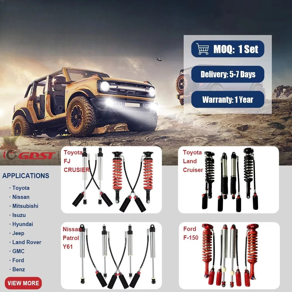 GDST Custom Coilovers Suspension Damper Coil Over Shock 4X4 Off Road Shock Absorber for GMC