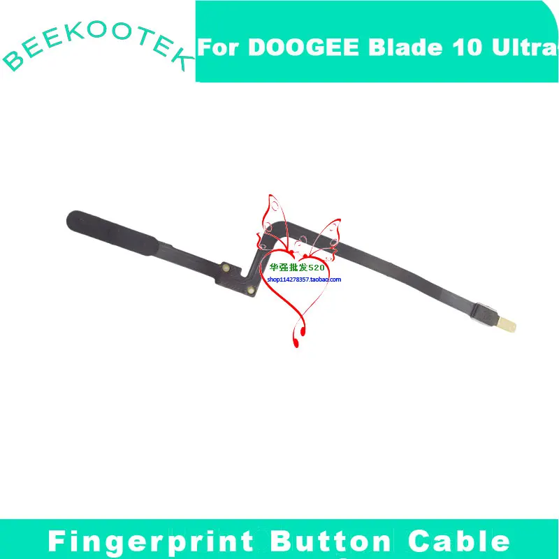 New Original DOOGEE Blade 10 Ultra Fingerprint Button Sensor Cable Flex FPC Accessories For DOOGEE Blade10 Ultra Smart Phone