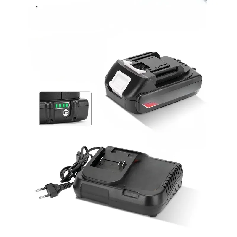 Upgraded 18V 2.5Ah Li-ion Battery And 21.5V 2A Charger DCB112 for PA-300 CH-1332 Power Crimping Tools High Capacity Tool Battery