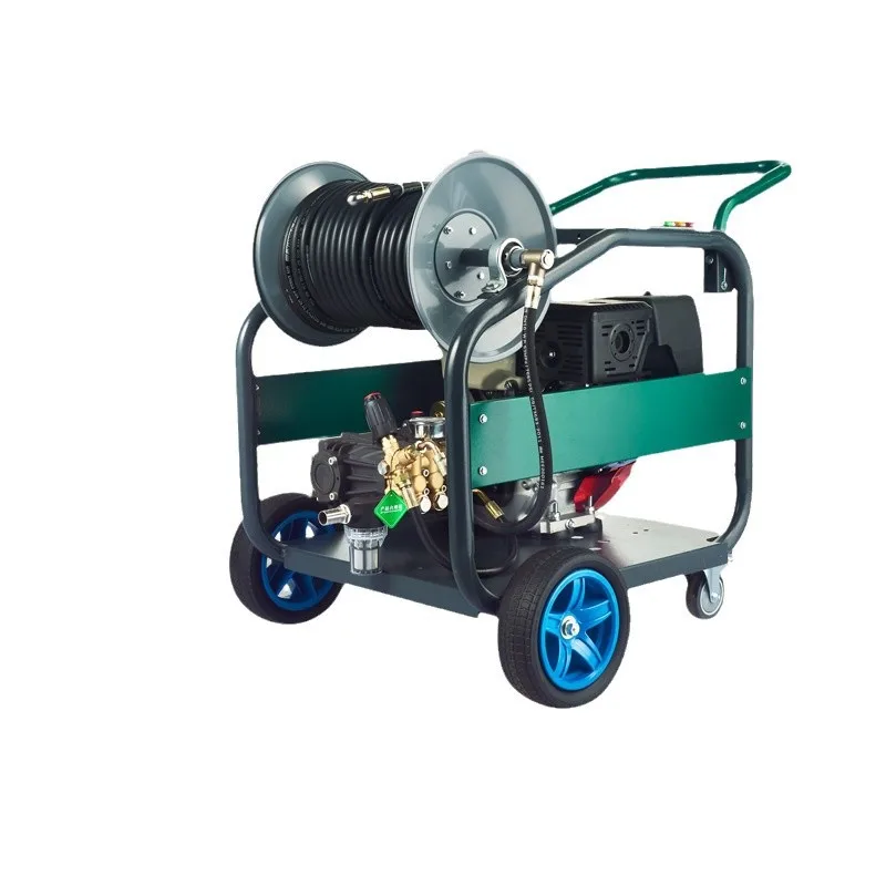 

Gasoline high pressure cleaner high power pipeline dredging road cleaning water gun water pump brush car property dredging
