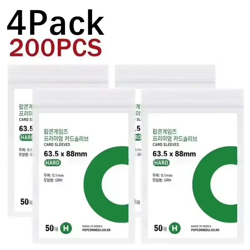 56 x 87 mm 63,5 x 88 mm Kartenhüllen, transparent, PP, Kpop-Kartenhalter, Postkarten, Filme, wasserdichte Idol-Album-Foto-Schutzhülle