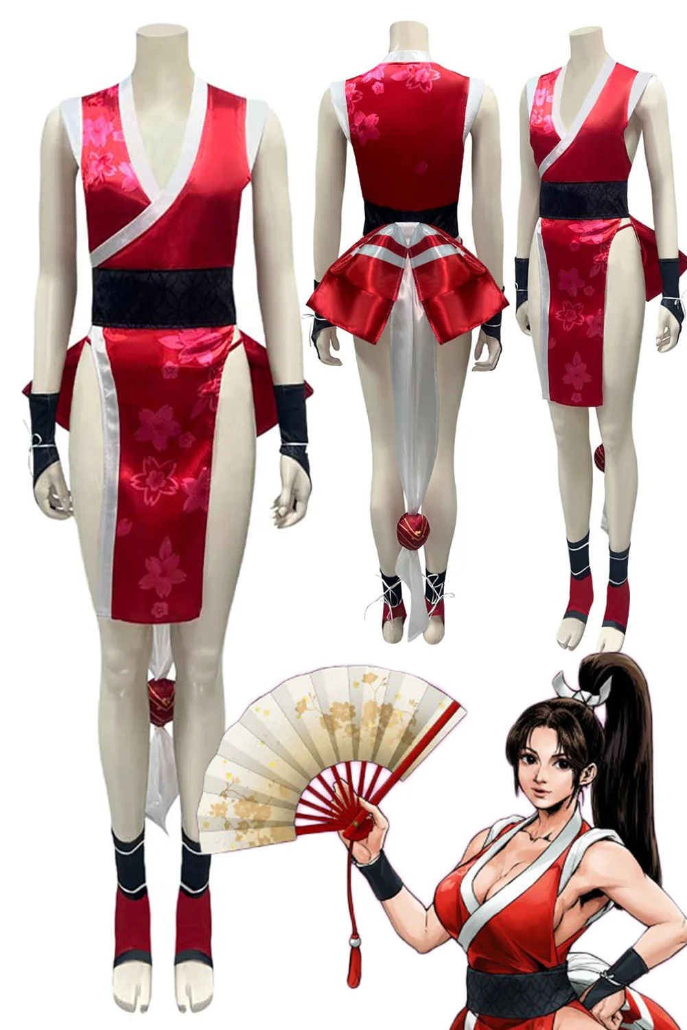 

Fantasia Mai Shiranui, косплей, аниме, игра-истребитель SF 6, костюм Disfraz для взрослых и женщин, наряды в стиле фэнтези, Хэллоуин, карнавал, вечерние ткани