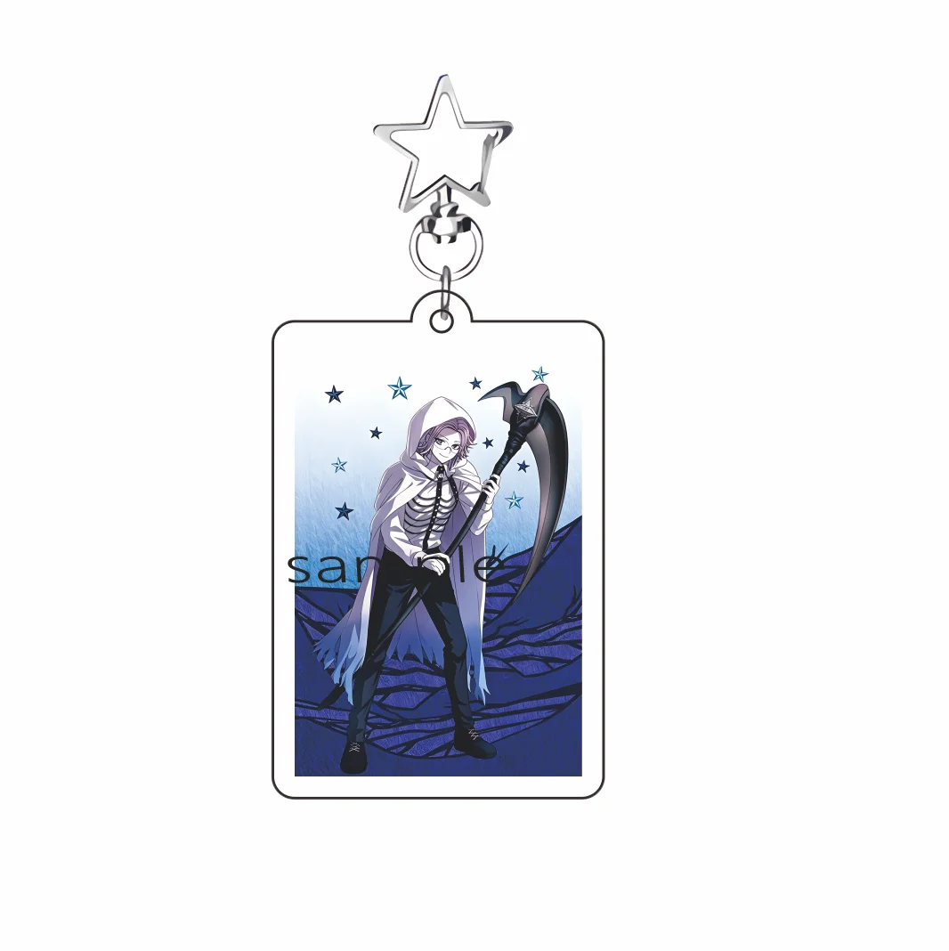 Anime HUNDRED LINE Acrylic Key Chain 6cm for Fans Collectible Accessories