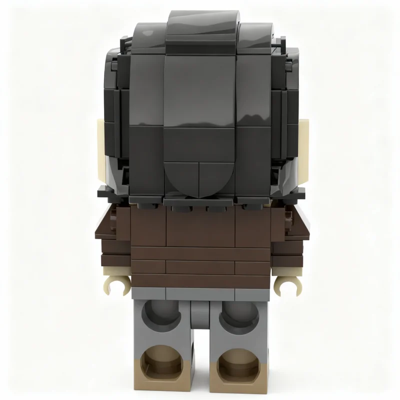 163pcs MOC Rick Grimes Brickheadz Model Building Blocks Construction Toy Christmas Gifts DIY Creative Idea Education Assemble - view 3