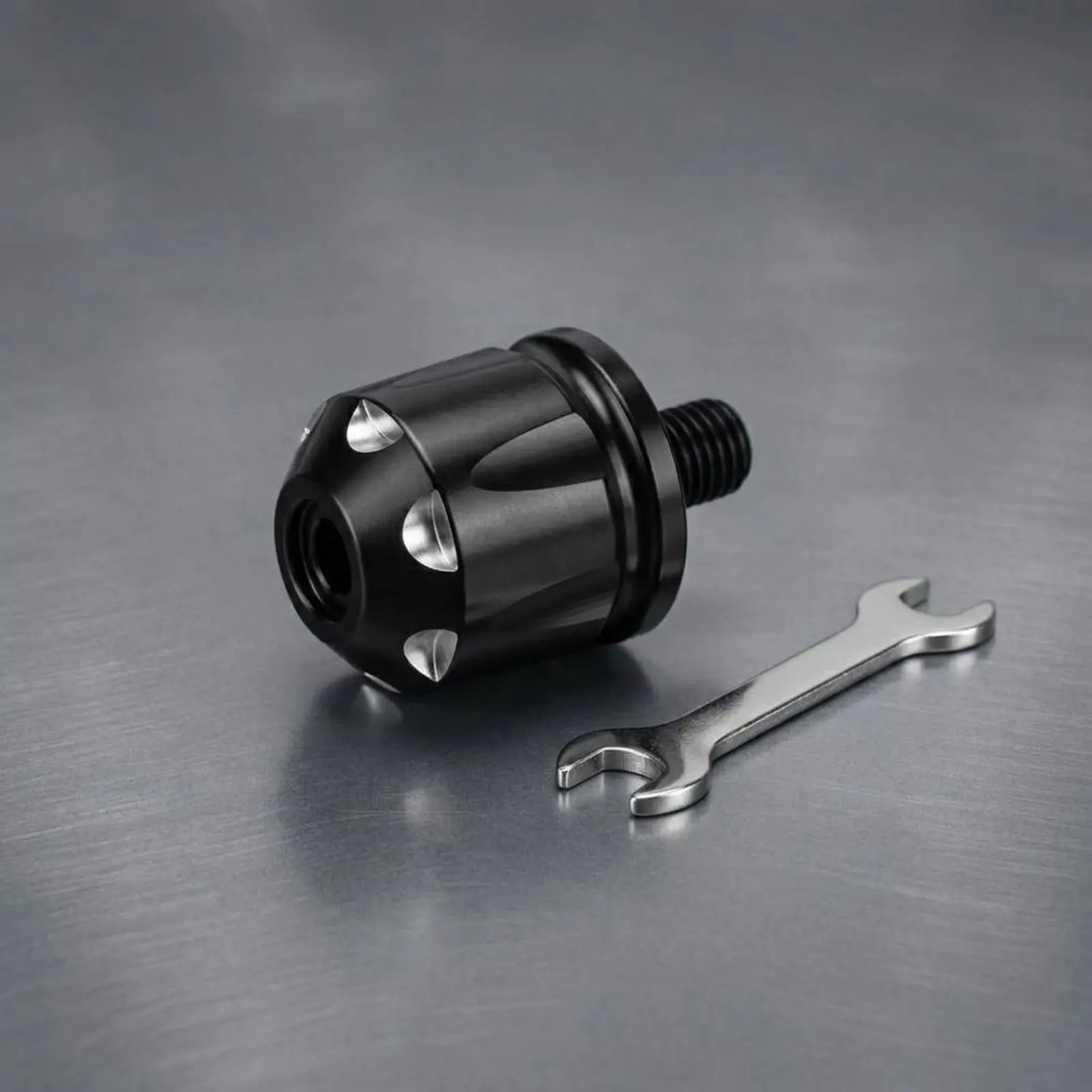 

2 Pieces Anti Vibration Bar End Plug CNC Machined Motorcycle Bar End Weight Vehicle Accessory Glossy Black Finish Long-Lasting