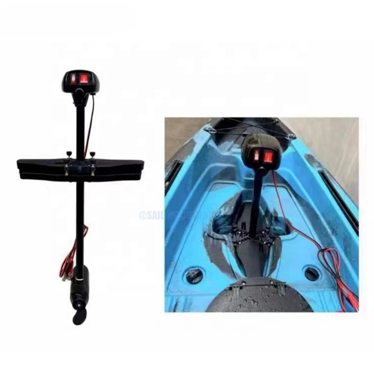 Kayak With Electric motor For Penguin Pedal System Hand Outboard Motores Controllers Electric boat Propeller With Fixing Parts