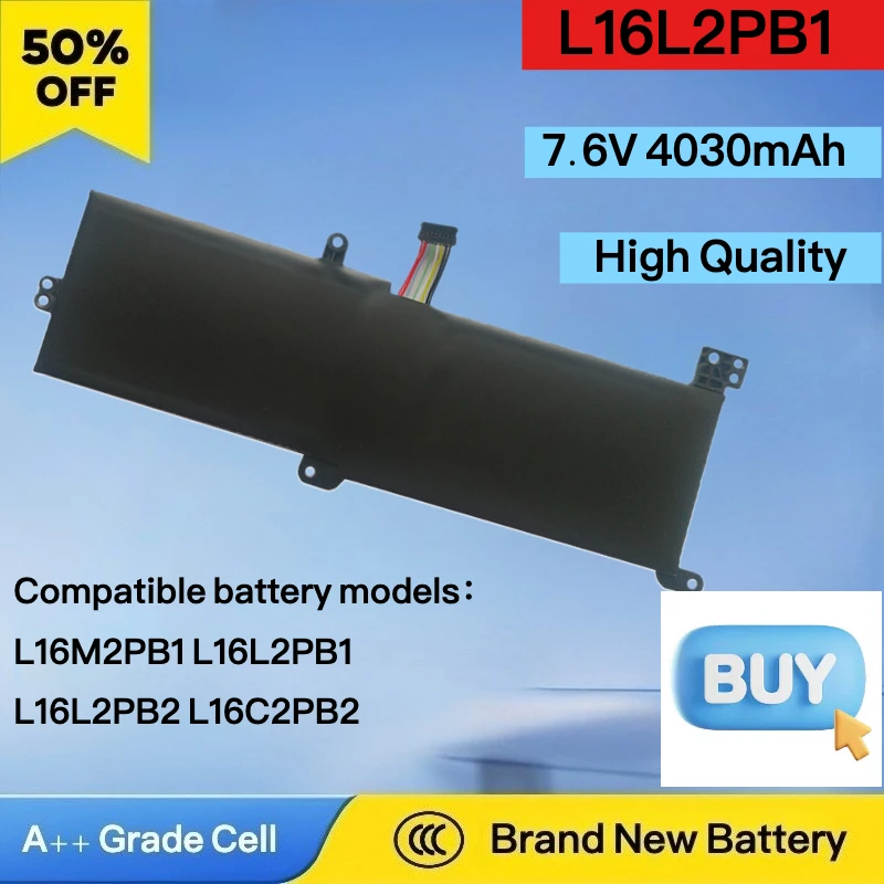 

L16L2PB1 L16L2PB2 L16S2PB2 Battery for Lenovo IdeaPad 330 Battery 330-15IKB 320-15IKB 320-15AST 320-17IKB 320-15ABR S145-15AST