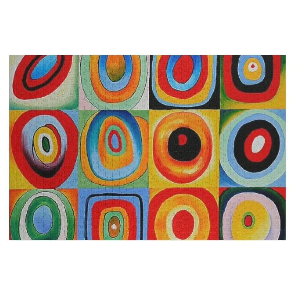 wassily kandinsky abstract lux art Jigsaw Puzzle Custom Kids Toy Christmas Gifts Customized Photo Custom Puzzle