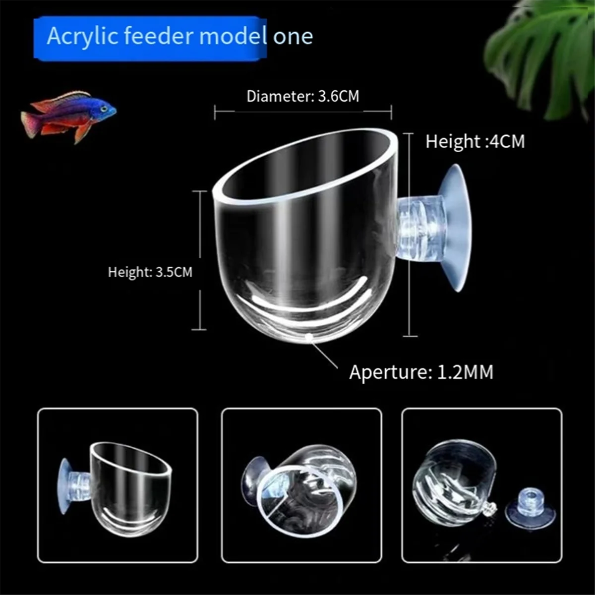 Продажи! 16 шт. чашки для водных растений, прозрачный акриловый горшок для водных растений с присоской, украшение для аквариума, 2 формы