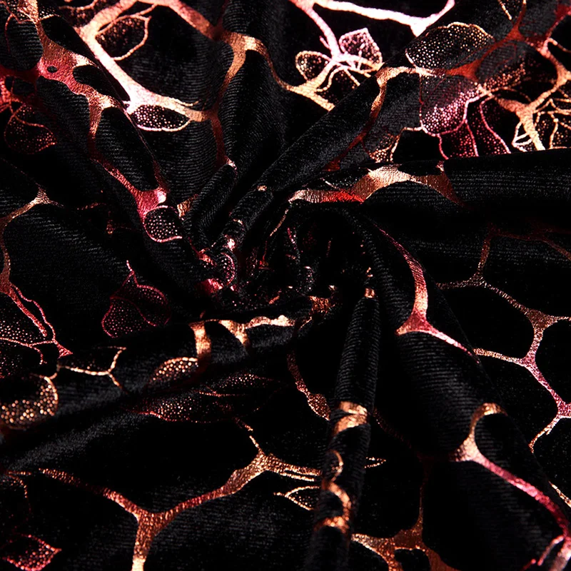 เสื้อ Sablon Bunga สีบรอนซ์สำหรับผู้ชายแขนยาวสบายๆนิ่มหรูหรา Camisas de Hombre ฤดูใบไม้ร่วงคุณภาพสูง