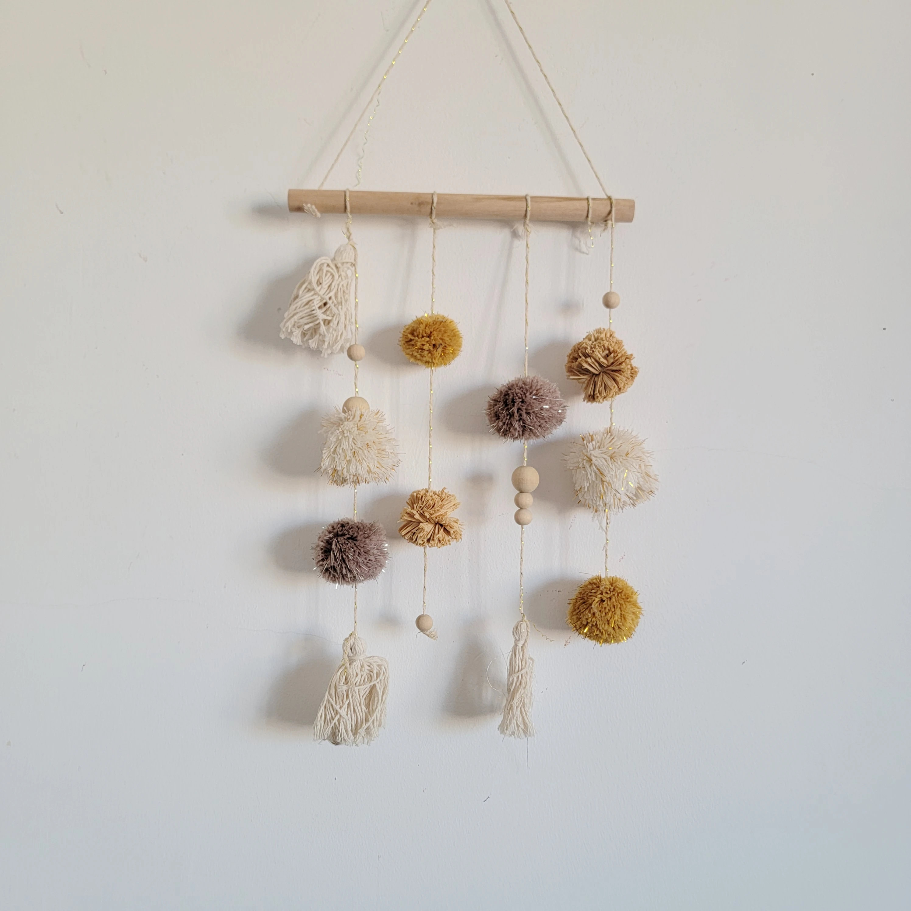

Ins Style Nordic Style POMPOM HANGER Home Children's Room Decoration Hanging Wall Hanging POMPOM HANGER