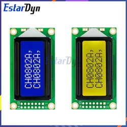 Estardyn 0802 LCD 8x2 Character LCD Display Module 5V LCM Blue Backlight For Arduino