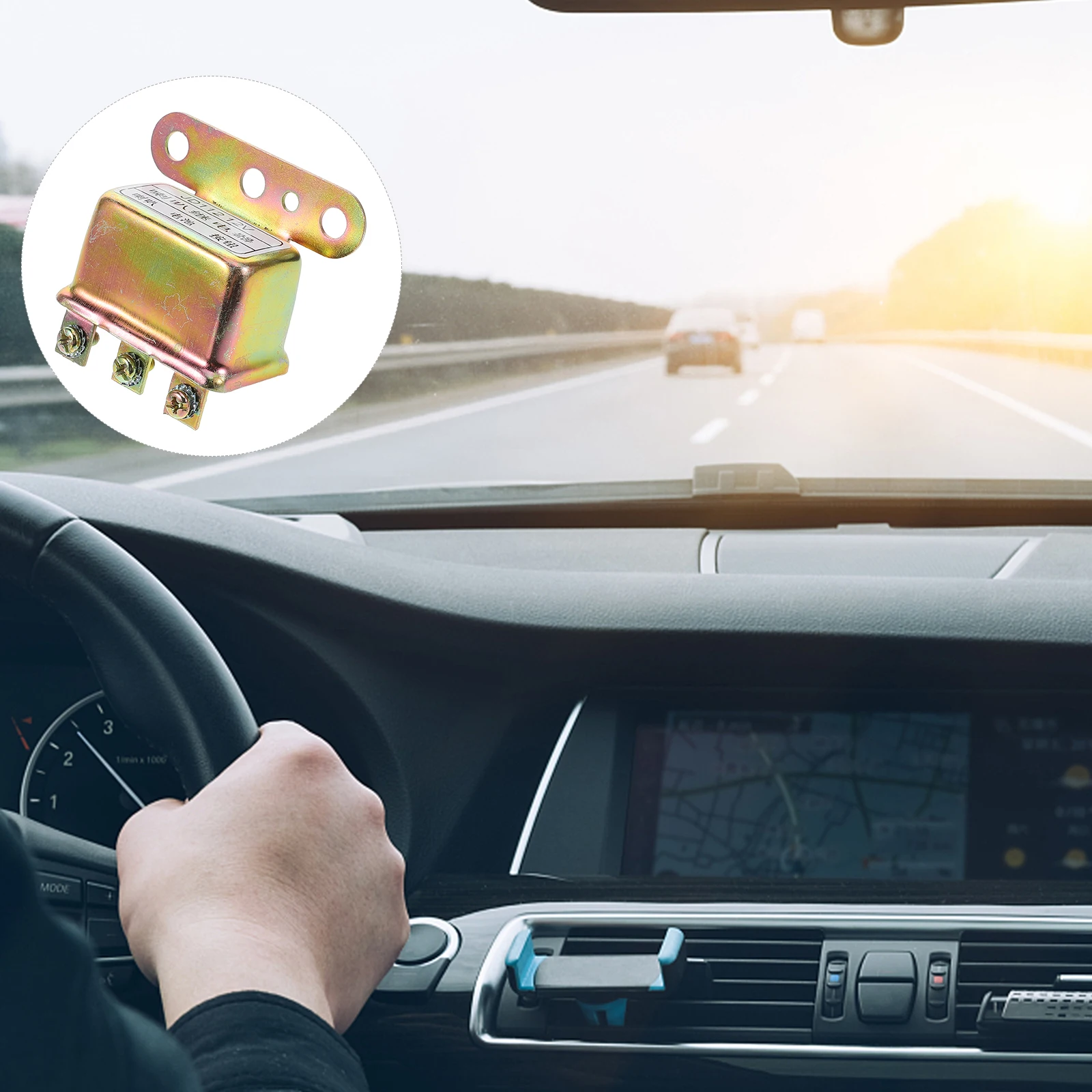 

12v Automotive Horn Relay Metal Replacement Accessory Relays Car Truck Vehicle High Current Transmission Easy Installation