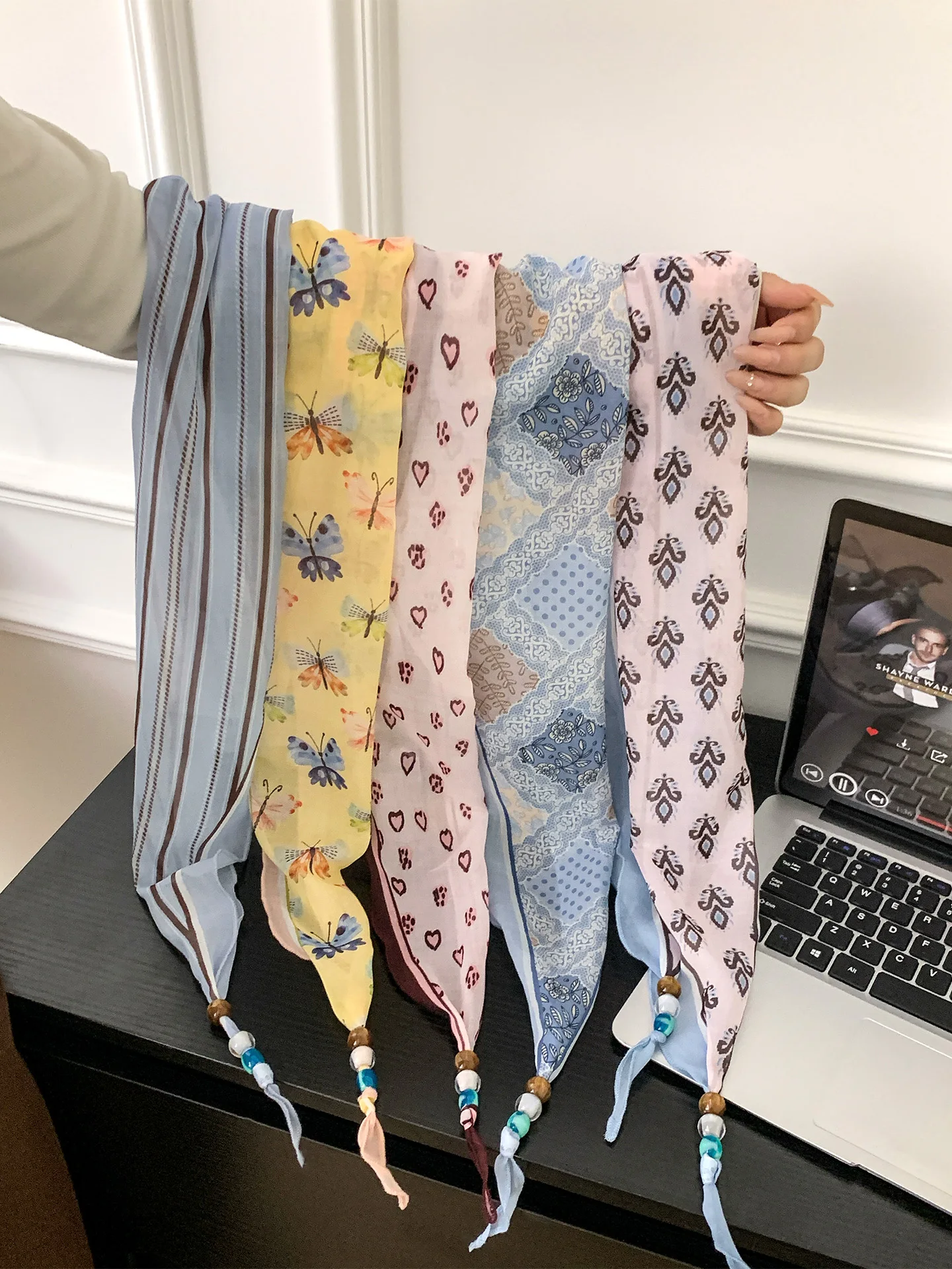 Spring Summer 2026 New Style Country Chic  Scarf Thin Fashionable Breathable Women's Neck Scarf Accessory