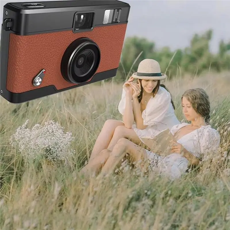 ABFN-Retro Screenless Digital Camera 8MP LED Flash Multiple Filter Effects HD TF Card For Travel & Adventure Memories