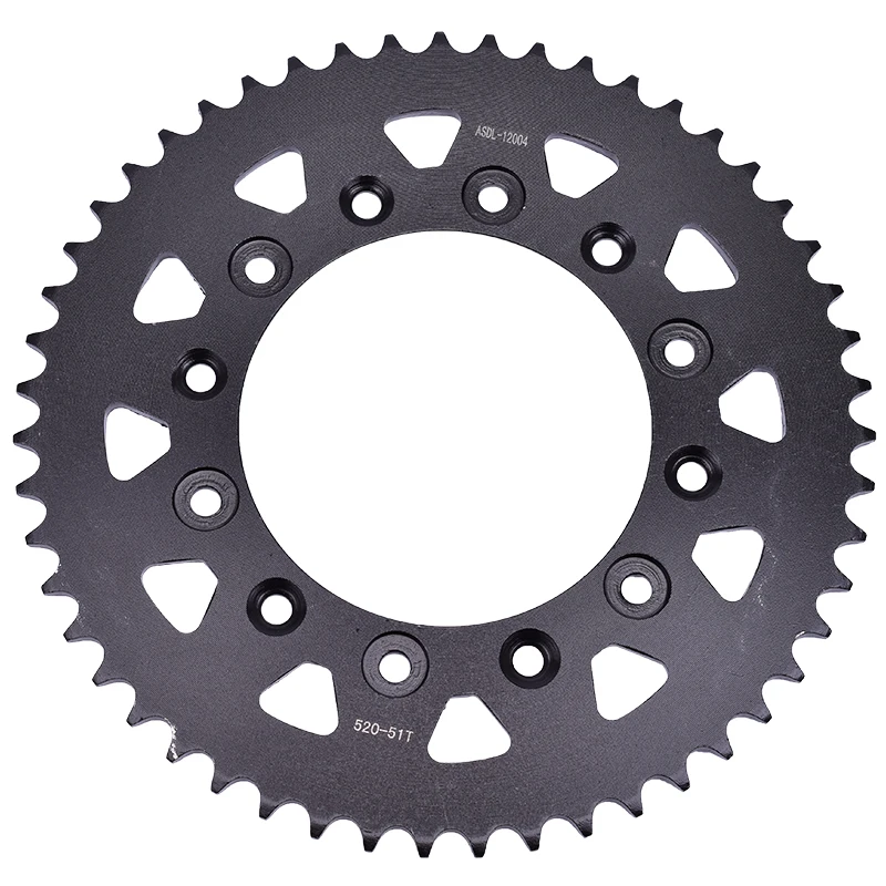 

520-51T 520 51 Tooth Rear Sprocket Gear Wheel Cam For Betamotor 480 RR 2020-21 350 RR 2013-2021 2017 2018 2019 400 RR 2013-2016