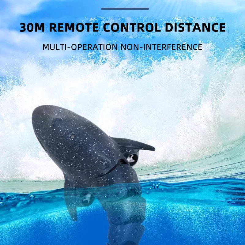 Remote Control Whale Shark Toys Electric RC Blue Whale Fish With Light Spray Whale Bionic Tail Joint Toy Christmas Gifts for Kid