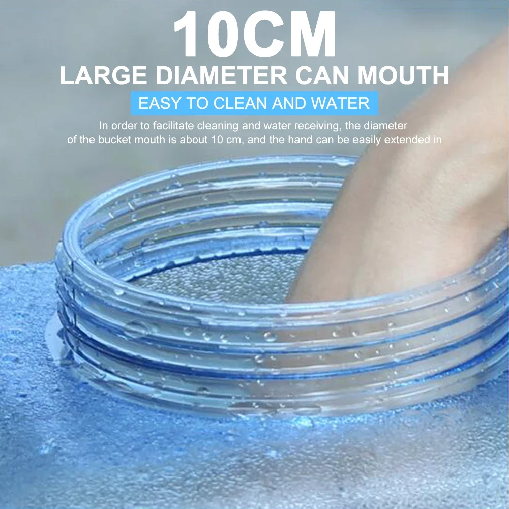 3-10L القيادة خزان المياه الحاويات الكمبيوتر مع صنبور سيارة التخييم حاوية المياه المحمولة تخزين المياه دلو للسفر نزهة #3