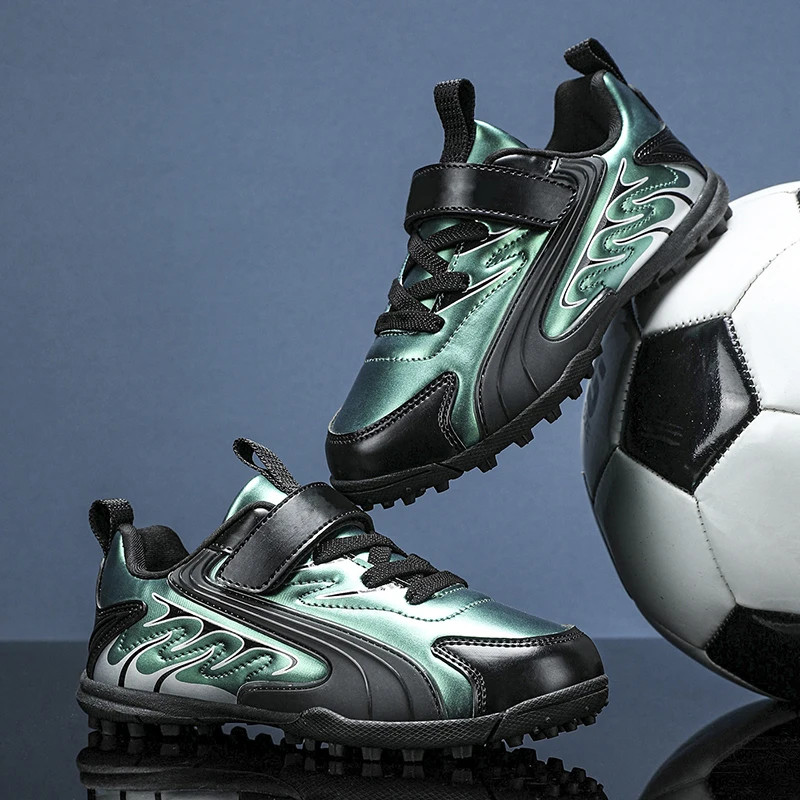 Sepatu Sepak Bola Pria Sepatu Sepak Bola Profesional Sepatu Lapangan Sepak Bola Asli Sepatu Sneakers Indoor Latihan Cepat Anti Selip