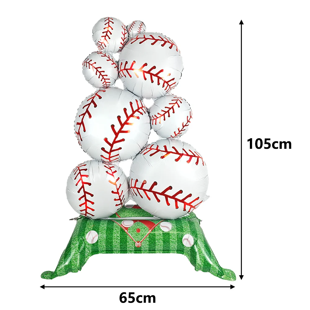 Aufblasbare Baseball-Schläger und -Bälle für Männer-Sportpartys, Geburtstagsdekorationen, Sportspiele und Foto-Requisiten – Detail 6