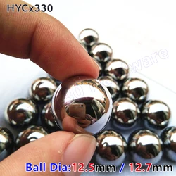Dia 12.5mm 12.7mm Precision Solid Balls Bearing Steel GCR15 Smooth Round Beads