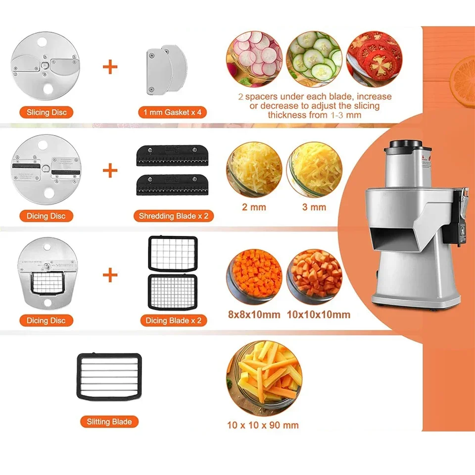 YYHC- Commercial Automatic Stainless Steel French Chips Mould Press Slicer Sets Small Fruit Cutter Tomato Cutting Machine