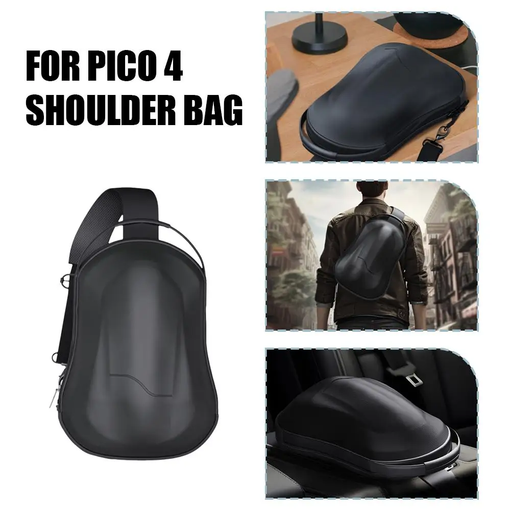 

Shoulder Bag For PICO 4 Ultra/4S Hard Shell Portable Chest Bag Crossbody Bag Carrying Case For Meta Quest 3/2 VR Accessorie P5H3